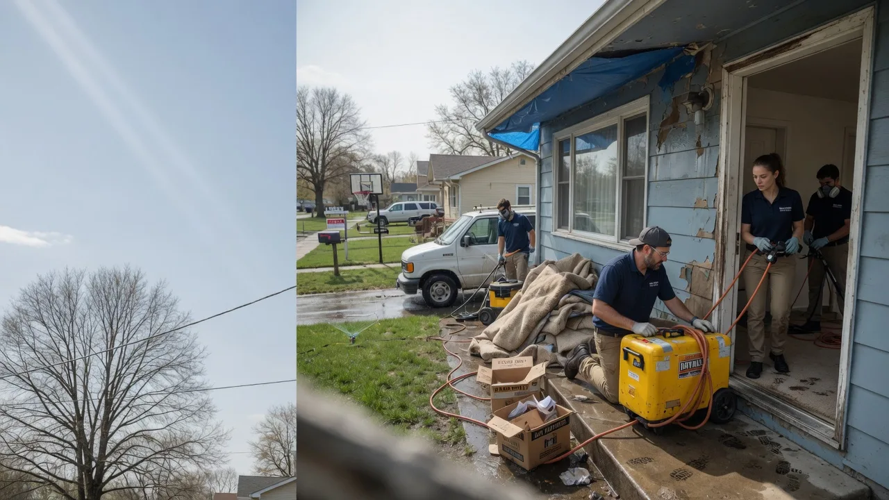 Basement Flood Cleanup in Monroe City, IN near me